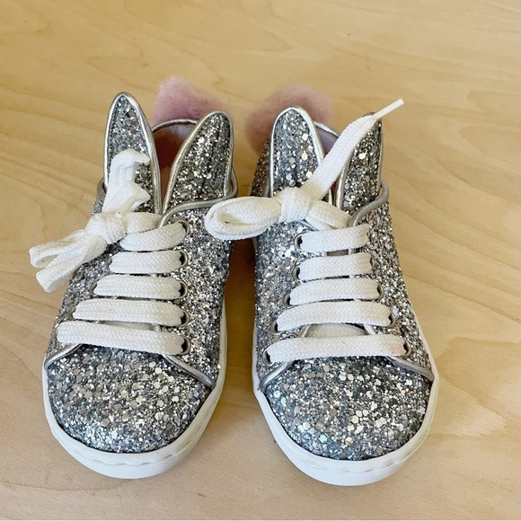 Minna Parikka Other - Minna Parikka Glitter Bunny Sneakers toddler Sz 21 US 6